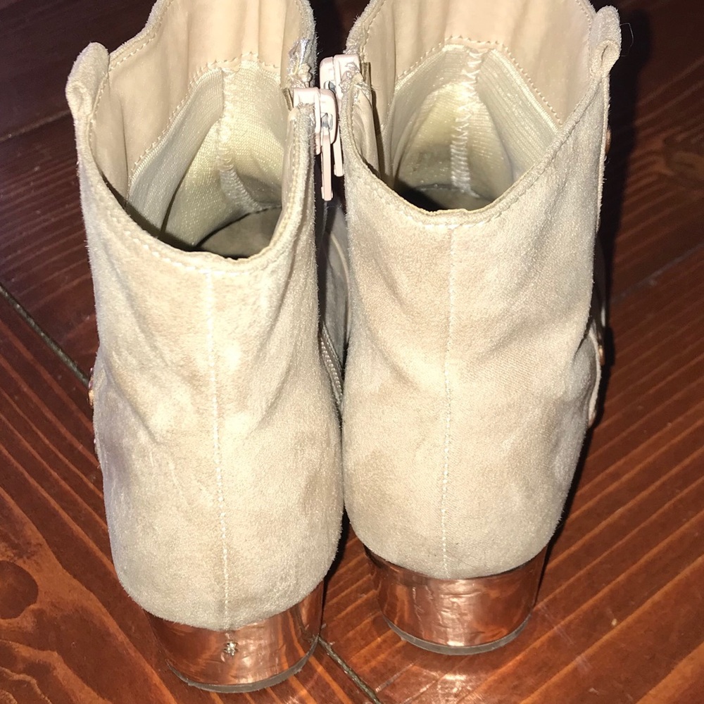 Blush Pink Fashion Boots - Picture 3 of 8
